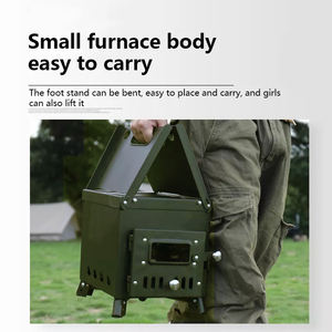 Fourneau à <span class=keywords><strong>bois</strong></span> portable pliable de petite taille, grille de <span class=keywords><strong>peinture</strong></span> par pulvérisation, portable, pour l'intérieur ou à l'extérieur, multifonctionnel, pour la famille, nouveau design - Product Image 3