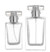 Flacon de parfum vide de luxe 30ml 50ml, flacon de parfum en verre vide rectangulaire carré