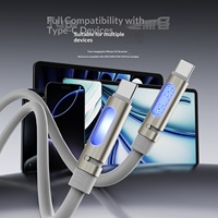 Câble de données double Type-C à charge ultra-rapide 100W avec fonction d'aromathérapie pour téléphones Android et iPhone modèle X6