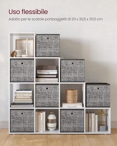 Étagère à 10 cubes avec compartiments ouverts, organisateur de décoration, charnières <span class=keywords><strong>pour</strong></span> photos, <span class=keywords><strong>plantes</strong></span>, salon, chambre, bureau - Product Image 3
