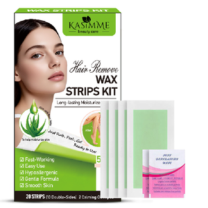 <span class=keywords><strong>Strisce</strong></span> <span class=keywords><strong>Depilatorie</strong></span> Vegane Monouso, Cerotti per Depilazione Rapida e Portatile, per Casa e Viaggio - Product Image 1