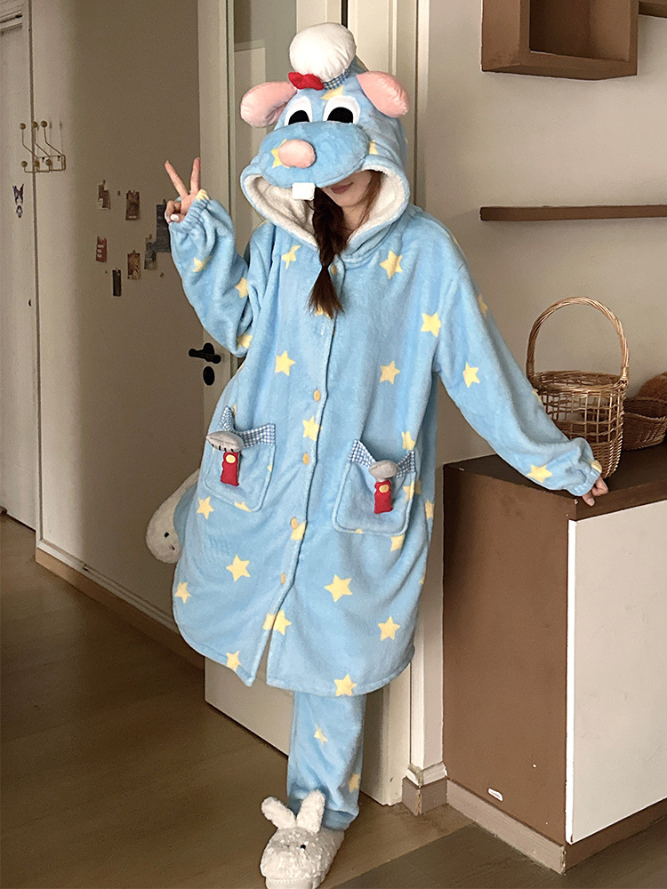 Ensemble robe et pantalon de chef IM131 Blue Star