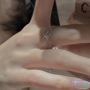 แหวนเงินแท้ S925 ดีไซน์เก๋ ทันสมัย สไตล์วินเทจ ปรับขนาดได้ พร้อมลวดลายฉลุ - Product Image 2