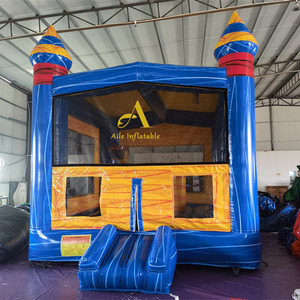 บ้านลมเป่าลมสำหรับงานปาร์ตี้ พร้อมสไลเดอร์ PVC ของเล่นสนามเด็กเล่น กระโดดเล่นสนุก มาพร้อมเครื่องเป่าลม รูปทรงบ้านลมทะเล - Product Image 3
