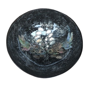 Cuencos de Coco Ecológicos con Incrustaciones de Nácar, Hechos a Mano, con Diseño de Tortuga y Mosaico Floral, Vajilla para Venta al por Mayor - Product Image 4