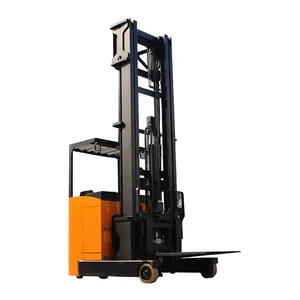 1.5T 2T 2.5T 10M 12 Meter High Storage Big Warehouse Reach Truck 2 Ton 48V400Ah Seated Type Electric Reach Truck