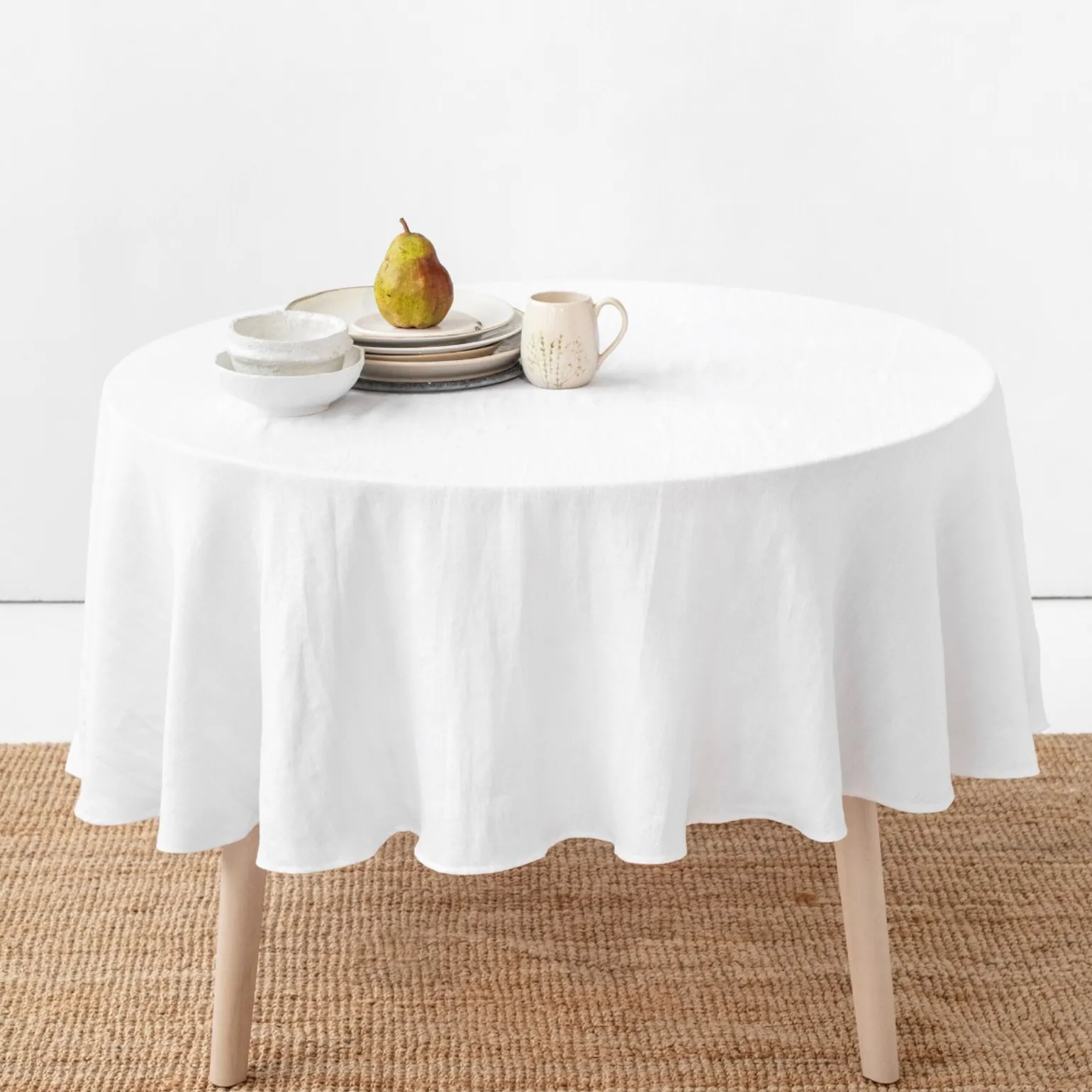 Round Tablecloth Table Linens Party Tablecloths Rectangular Wedding Luxury White Table Cloth Round For Parties