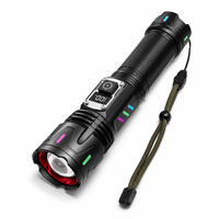 Lampe torche LED rechargeable étanche en alliage d'aluminium 3210 avec 1000 lumens, charge USB Type-C pour la réparation automobile, l'atelier et le camping