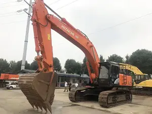 Excavadora sobre orugas Hitachi Zaxis 470 usada barata, excavadora pesada de 47 toneladas pintada Original de Japón - Product Image 3