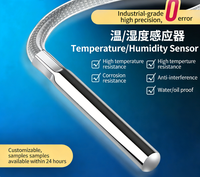 Sonde de température PT100 de type K pour sonde d'humidité, thermistance NTC 10k haute précision pour le contrôle de la température