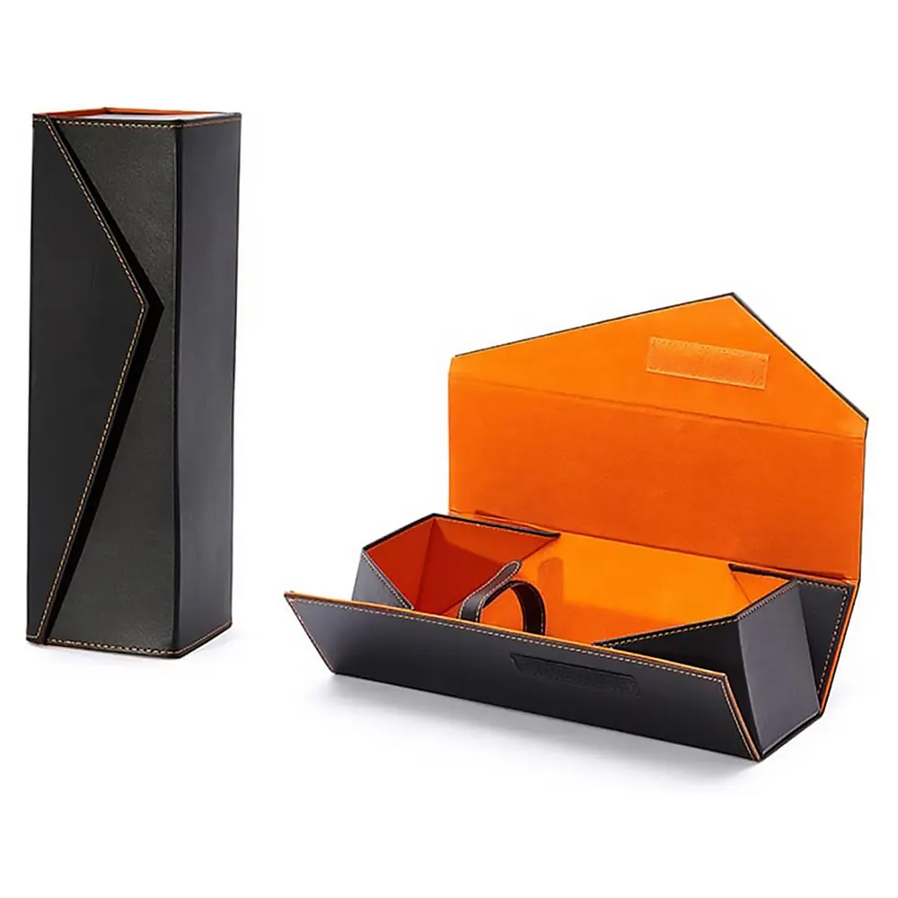 사용자 정의 블랙 컬러 레드 와인 포장 고급스러운 판지 아름다움 샴페인 마그네틱 와인 포장 상자 선물 상자
