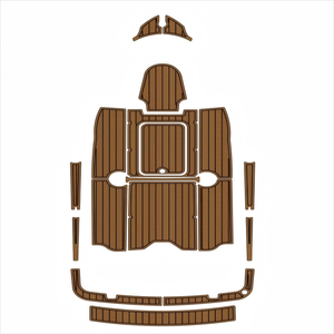 2003 Glastron 195 SX Plataforma de natación Cockpit Pad Boat EVA Foam Teak Deck Floor Mat SeaDek MarineMat Gatorstep Style Autoadhesivo - Product Image 1