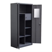 Armoire de classement ignifuge en acier inoxydable, étanche, réglable, à 1 tiroir, verrouillable, pour usage scolaire, cuisine, salle à manger, design moderne