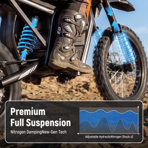 <span class=keywords><strong>Moto</strong></span> électrique <span class=keywords><strong>tout</strong></span>-<span class=keywords><strong>terrain</strong></span> Qlife Vela E8 3500W 40Mph avec suspension intégrale, <span class=keywords><strong>moto</strong></span> <span class=keywords><strong>tout</strong></span>-<span class=keywords><strong>terrain</strong></span> - Product Image 4