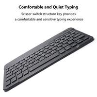Teclado Bluetooth 5.2, Teclado Bluetooth Delgado y Ligero para Tablet, Mini Teclado Bluetooth Morado para Tablet de 8.7 Pulgadas, Smartphone, iPad