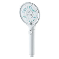 Pommeau de douche à main micro bulle réglable à cinq vitesses accessoire de robinet pressurisé embellissant la peau pour les salles de bain domestiques