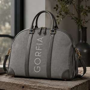 กระเป๋าเดินทางสุดหรู GORFIA รุ่นใหม่ ปี 2026  วัสดุหนัง PU  5 สี  ทรงบอสตัน  ขนาดใหญ่  ใส่ของได้เยอะ  พร้อมโลโก้สั่งทำพิเศษ - Product Image 1