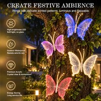 Lustre de haute qualité pour la décoration d'événements, de fêtes, d'hébergements et de banquets, en acrylique, en forme de papillon, électrique, pour mariage