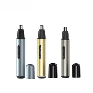 CITICITY <b>Waterproof</b> Rechargeable Dual Edge Blade Safety System Premium Painless <b>Electric</b> Nose Hair Trimmer for Men - Product Image 2