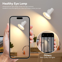Lampe murale à charge d'aspiration magnétique Lampe d'escalier rechargeable Type pratique Lampe d'aspiration magnétique à led