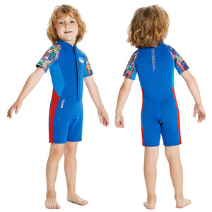 Combinaison de surf pour enfants 2,5 mm en néoprène <span class=keywords><strong>Shorty</strong></span> Combinaison de <span class=keywords><strong>plongée</strong></span> Enfants Garçons Filles Combinaison de bain thermique Combinaison de <span class=keywords><strong>plongée</strong></span> libre W207 - Product Image 3