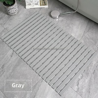 Tapis antidérapant pour salle de bain, spécial douche et toilettes, sans lavage, essuyable, pour drain de sol