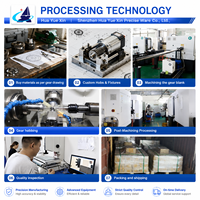 Hua Yue Xin Engrenage conique de précision usiné CNC sur mesure - Plastique, Acier inoxydable, Acier, Alliage d'aluminium, Laiton