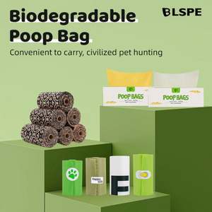 Eco-Friendly <b>Biodegradable</b> Trash <b>Bag</b> Thick Material Leak-Proof Design Strong Odor Control for All Waste Pet Waste Disposal - Product Image 2