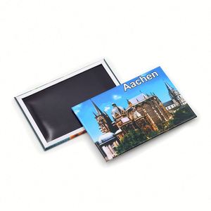 Factory Direct Custom Refrigerator Tourist Scenery Photo Souvenir Customized Tin <b>Fridge</b> Magnets - Product Image 1