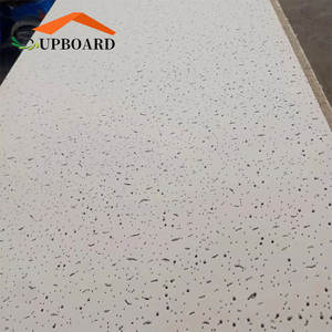 Plaques de plafond acoustiques en fibre minérale suspendues <span class=keywords><strong>à</strong></span> faible prix, résistantes <span class=keywords><strong>à</strong></span> la moisissure, 60x60, détails - Product Image 6