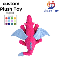 Boneka Dinosaurus Mewah dari Bahan Katun Lembut Berkualitas Tinggi Boneka Hewan Mini Kustom Hadiah untuk Anak-anak