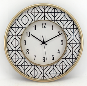 2022 Woven Style Analog Round Wall <b>Clocks</b> High End Home Plastic Custom <b>Clocks</b> Watches Wall <b>Art</b> Living Room Decoration - Product Image 1