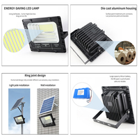 Projecteur solaire LED Omsen pour jardin et rue, 1000W, éclairage extérieur, lampe solaire, projecteur, 2500 lumens, étanche
