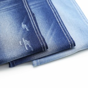 Tissu Denim en coton Polyester Spandex, étoffe élastique de haute qualité, offre spéciale - Product Image 1