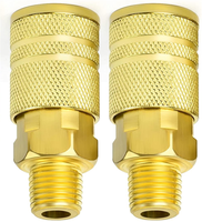 Raccord rapide en laiton 1/4 NPT pour tuyau de ligne d'air