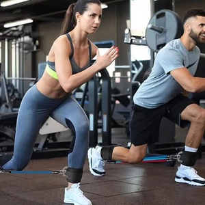 Набор эластичных лент для тренировки голеностопа, бедер и стоп с фиксаторами - Product Image 1