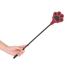 Cat Paw Slap Black Red Long Whip <b>Spanking</b> Adult Stimulation SM Prop Bondage Gear - Product Image 4
