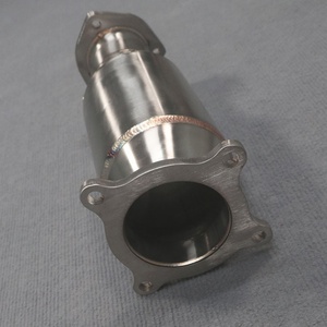 Exhaust Downpipe for Audi A4/A5/Q5 B9 2.0T 2017+ High Flow Catted Downpipe Exhaust System - Product Image 3