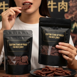 FDA Approved Food Safe Material Moisture Resistant Doypack Size Customization Teriyaki Jerky ISO Certified Factory Price - Product Image 2