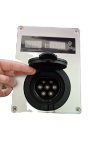 Nouvelle borne de recharge pour voiture électrique intelligente <span class=keywords><strong>Mini</strong></span> 16A/32A, application intelligente, borne murale, portable, prise CEE, AC EV avec prise de type 2, 22 kW - Product Image 1