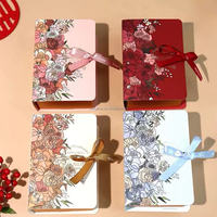 Boîte cadeau pour bonbons de mariage au design unique, boîte rigide avec doublure en éponge, finition brillante, revêtement UV pour cosmétiques