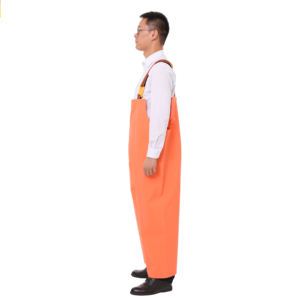 Overol de Pesca con Tirantes, Impermeable, de Plástico PVC Amarillo - Product Image 5
