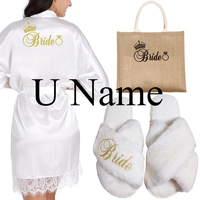 Peignoir de Mariage Personnalisé avec Nom et Date, Peignoir de Mariée en Faux Soie, Robe de Mariée, Robes de Mariée pour Femmes, Robe de Mariée pour Demoiselle d'Honneur, Robe de Mariage pour Femme, Robe de Soirée pour Enterrement de Vie de Jeune Fille
