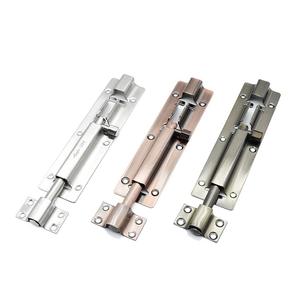 Pestillos de Puerta Antiguos de Bronce, Pestillo de Acero Inoxidable Reforzado para Seguridad en Puertas de Madera de Baño - Product Image 1