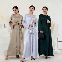 Nouvelle Robe Abaya Islamique Moderne pour Femme, Couleur Unie, Élégante et Décontractée, Collection Printemps-Été 2026 – Vente en Gros