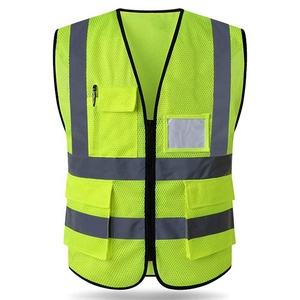 Lưới Móc Vòng An Toàn Vest An Ninh Vest Làm Việc <span class=keywords><strong>Hi</strong></span> <span class=keywords><strong>Vis</strong></span> Áo Phản Quang - Product Image 1