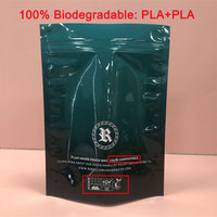 Bolsa de alimentos con cremallera sostenible, bolsa de papel Kraft PLA ecológica Doypack, bolsa de pie compostable personalizada, bolsa de embalaje biodegradable