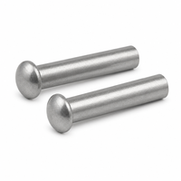 Rivets aveugles en acier inoxydable résistant à la corrosion, tête ronde zinguée pour la fixation industrielle des métaux