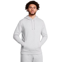 Sweat à capuche décontracté en polyester coupe classique, doux, respirant, léger, pour homme, personnalisable