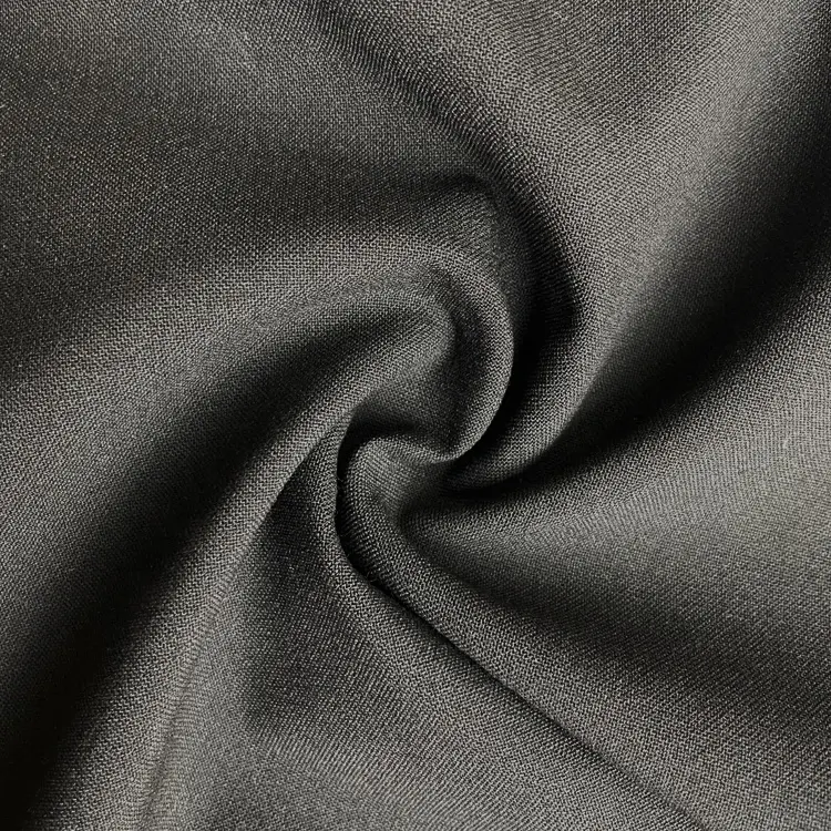 सूट के लिए पर्यावरण-अनुकूल उच्च ग्रेड रंग-स्थिरता शीर्ष डाई पॉलिएस्टर रेयान स्पैन्डेक्स कपड़े